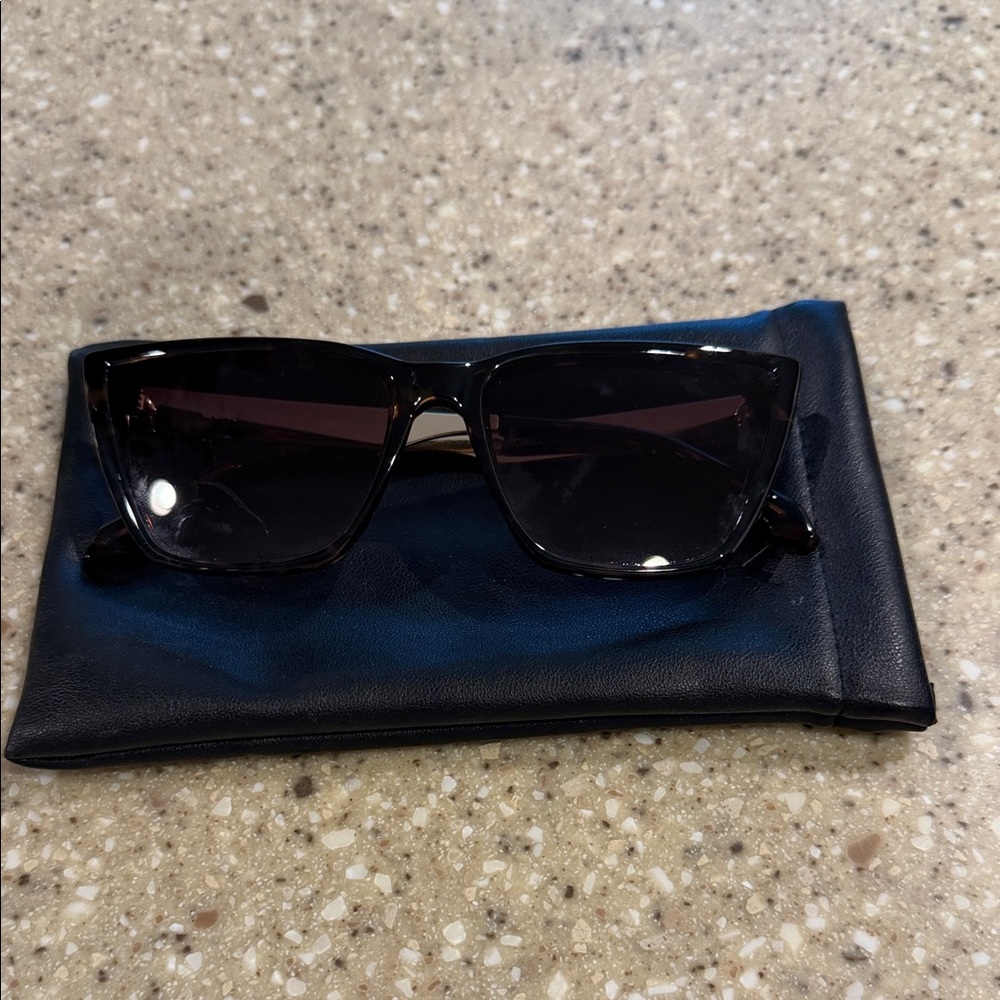 Quay Australia Black Square Sunglasses